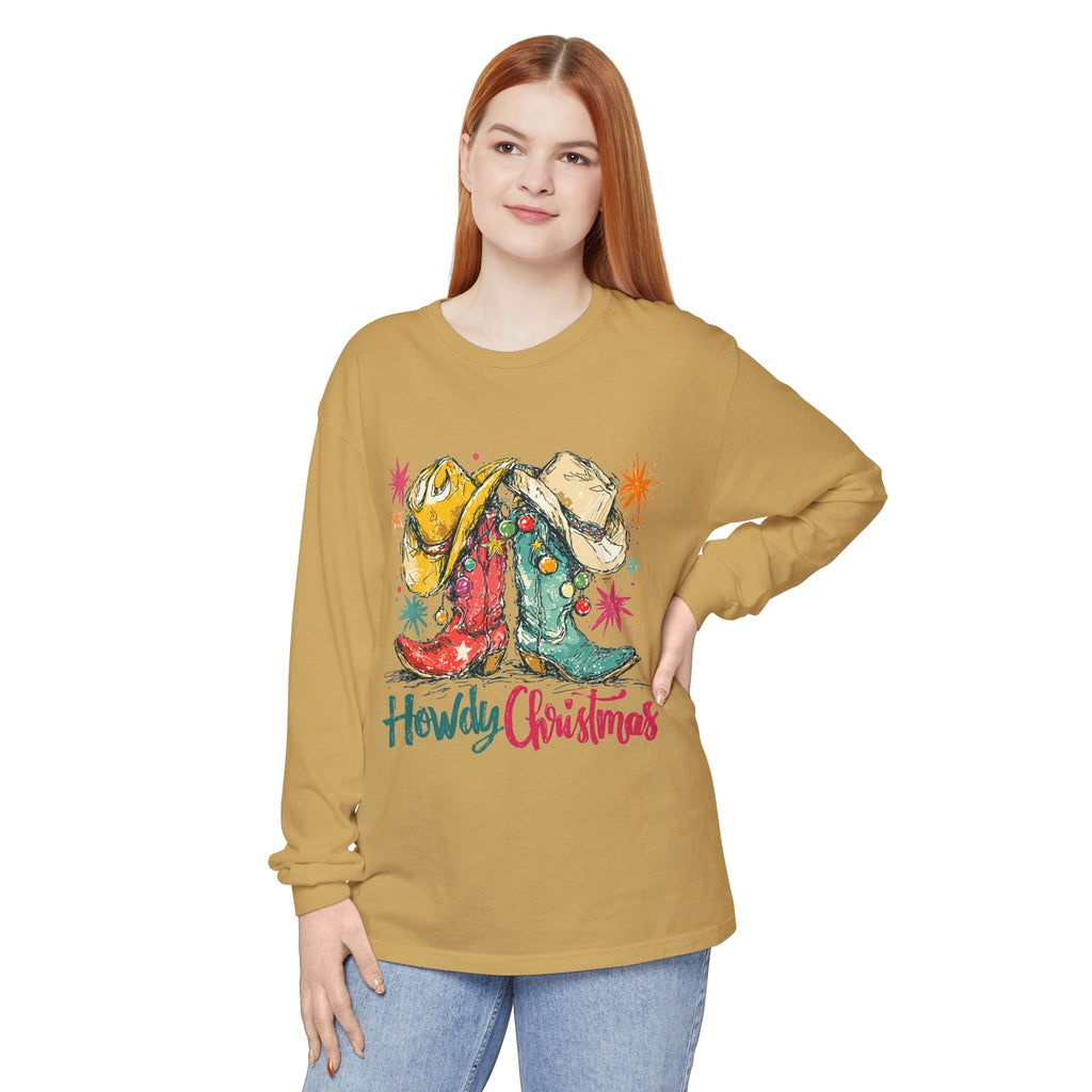 Howdy Christmas Long Sleeve Tee