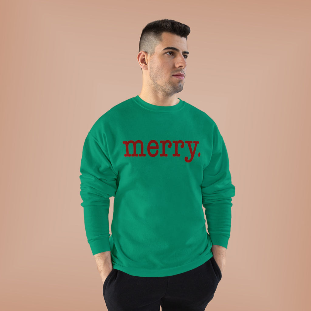 Merry. Crewneck Holiday Sweatshirt