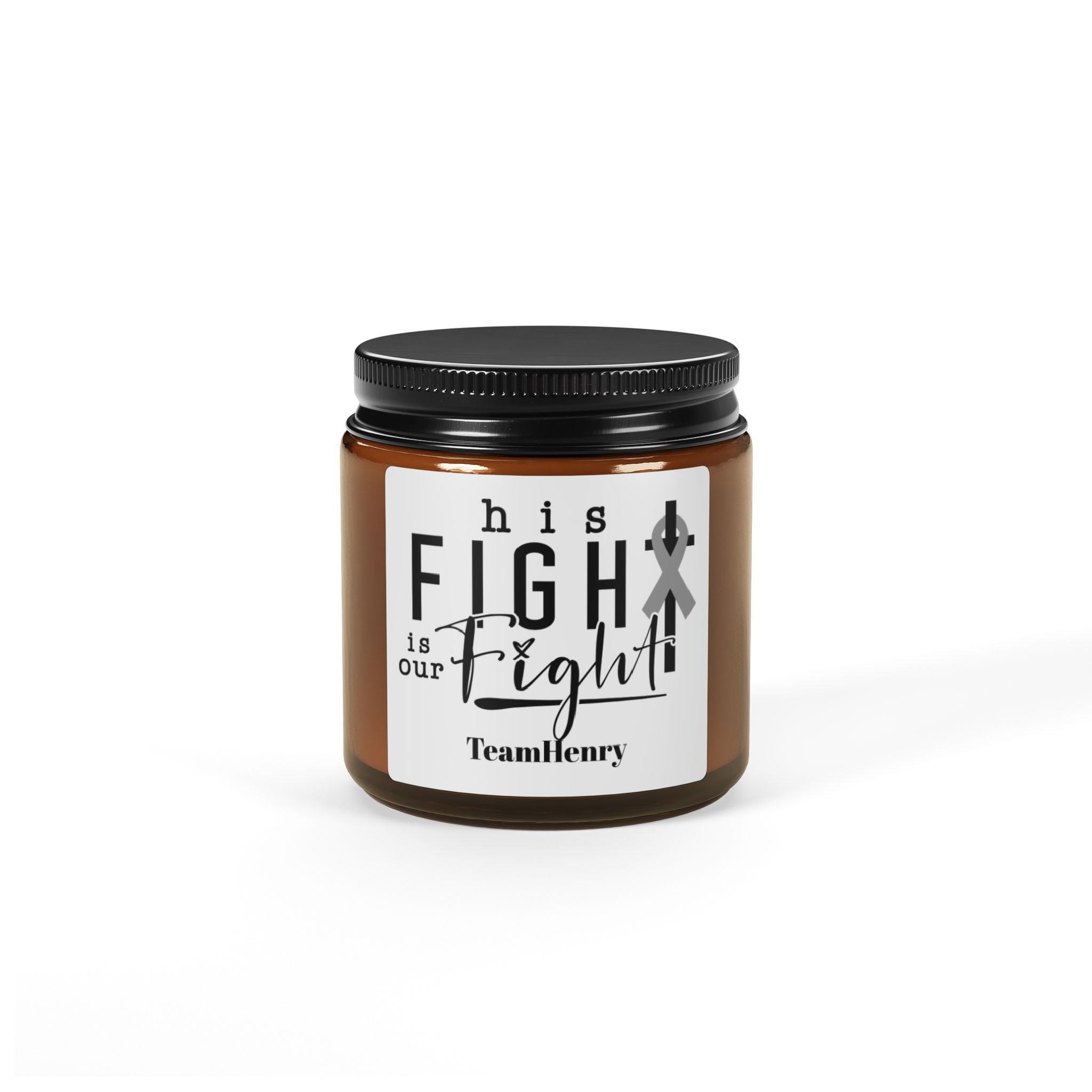 His Fight Is Our Fight Candle – Team Henry