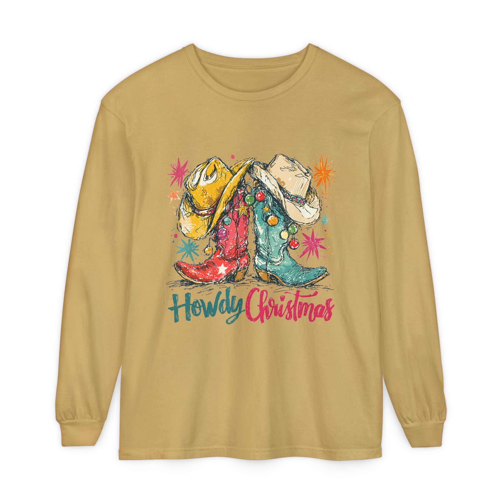 Howdy Christmas Long Sleeve Tee