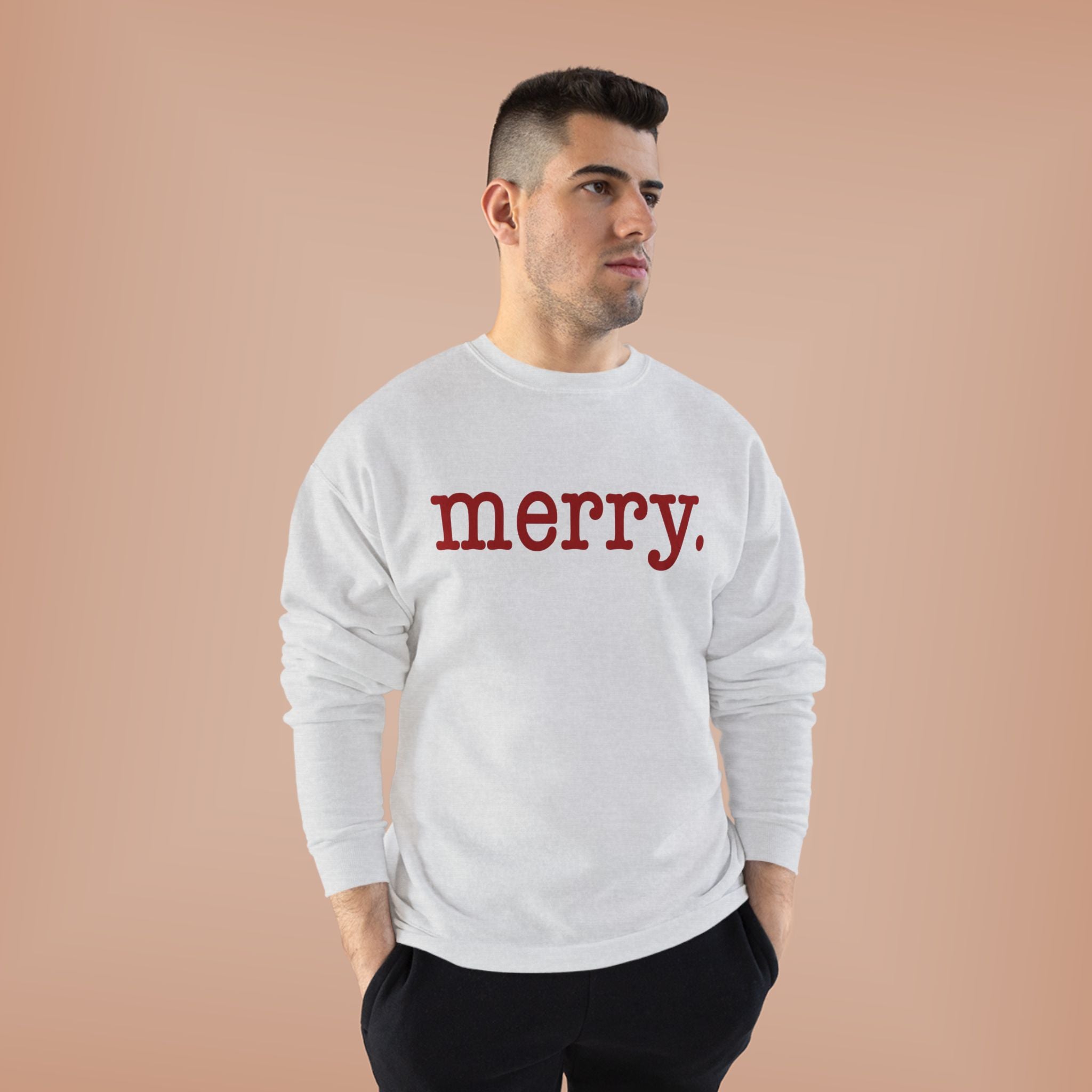 Merry. Crewneck Holiday Sweatshirt